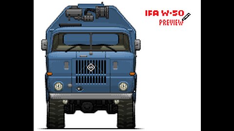 Pixelcar Basemaking IFA W-50 Truck