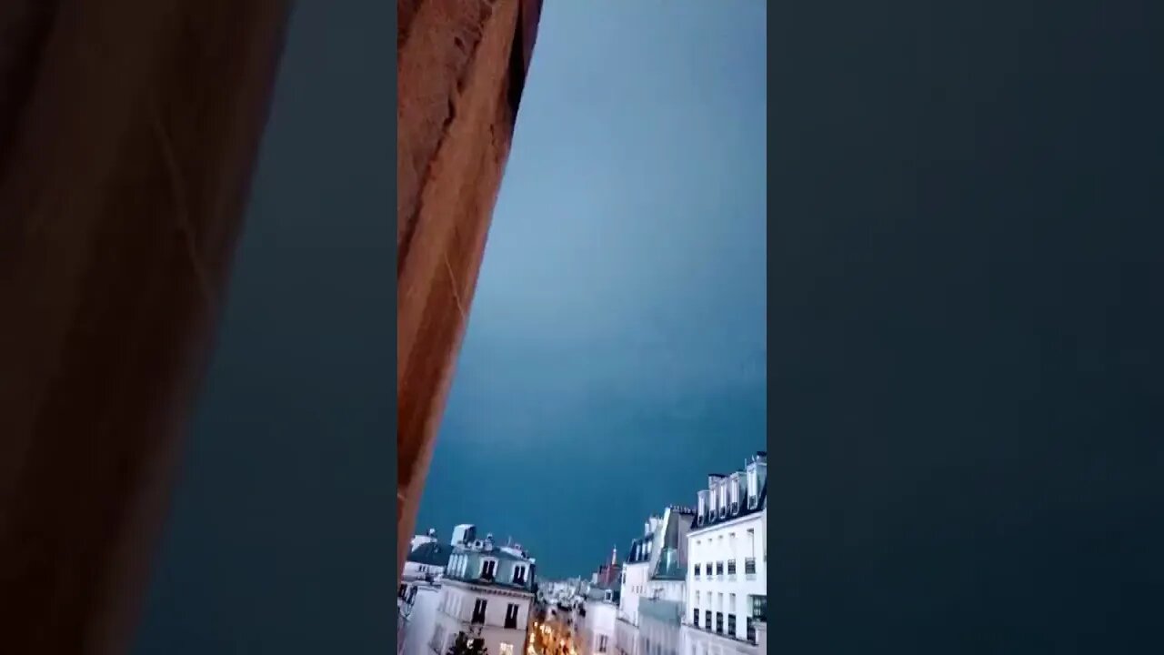 Orage à paris!