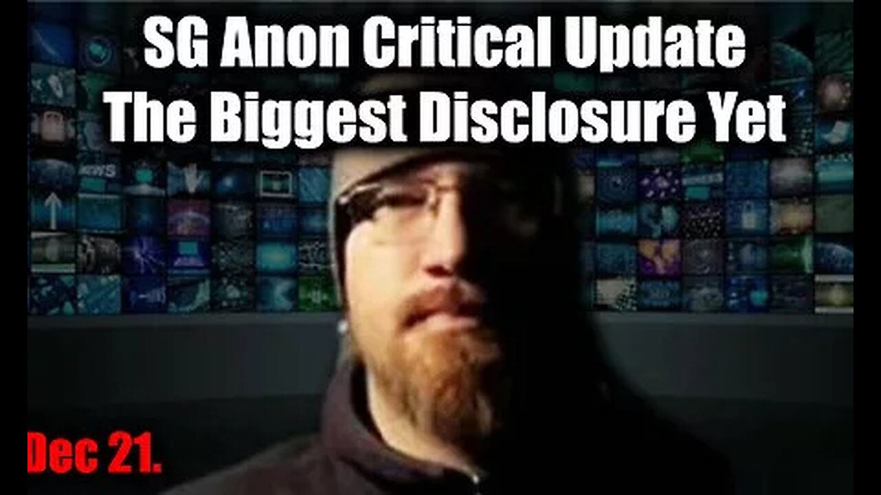 SG Anon Critical - The Biggest Disclosure Yet