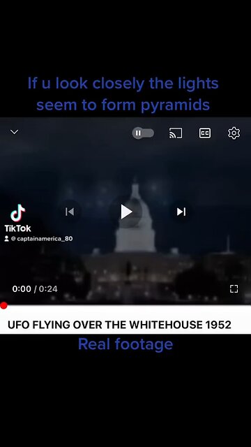 UFOs over White House, 1952
