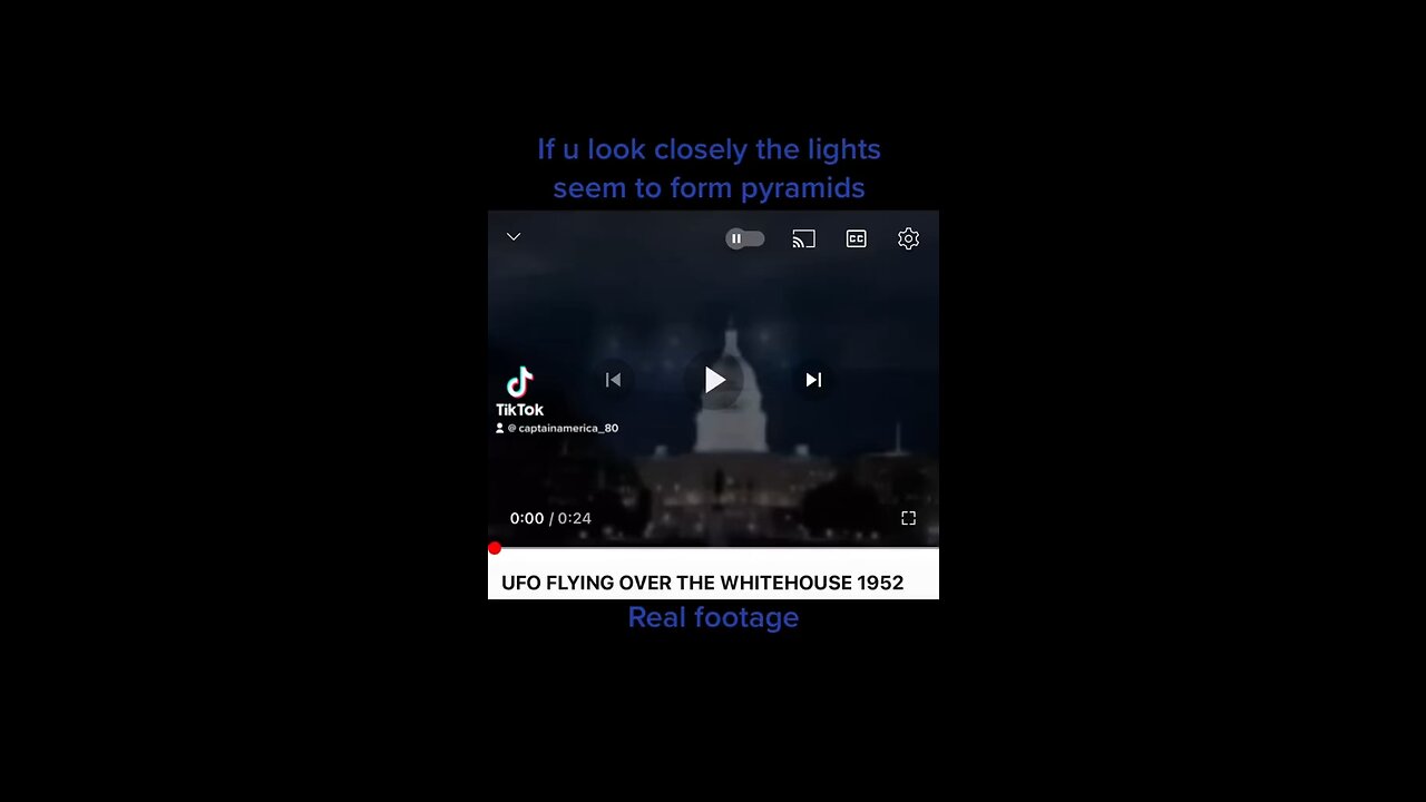 UFOs over White House, 1952