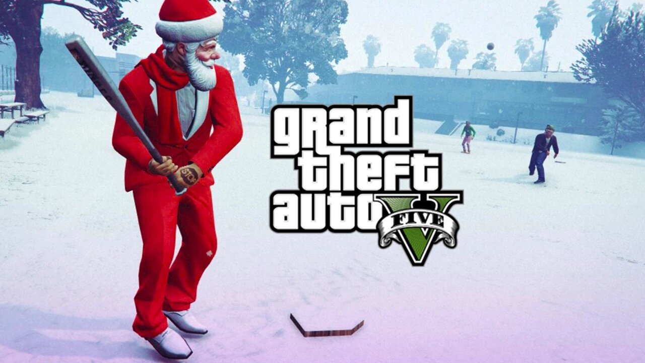 GTA V - Random Moments 9 (Snowball Fighting, Happy New Year!)