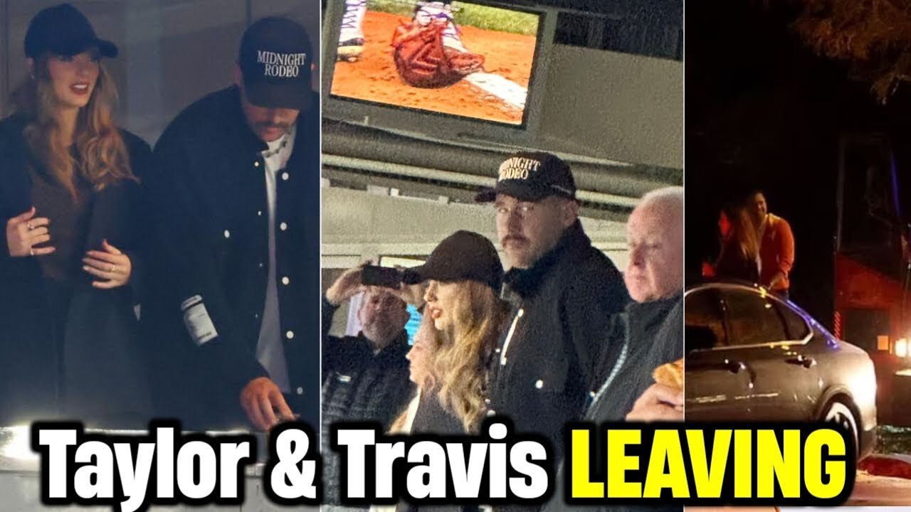 "Taylor Swift & Travis Kelce Leave Yankee Stadium in Style – Spotted in a Rolls Royce!"