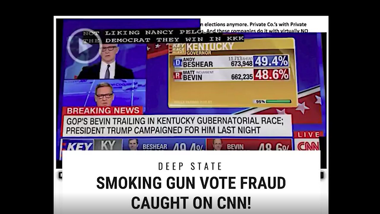 ELECTRONIC VOTE FRAUD CAUGHT LIVE ON CNN -The Hammer -Scorecard - 11-8-20