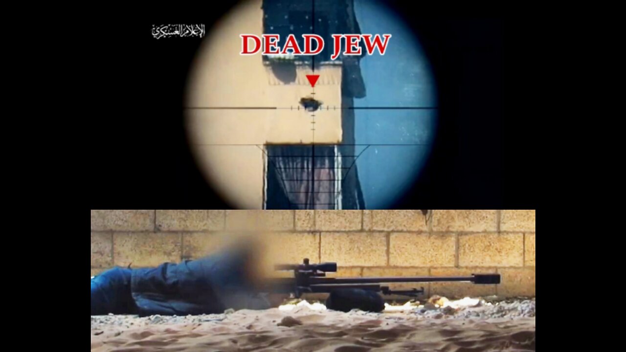 Al-Qassam Ghoul Sniper Rifle vs jEEW (SPOILER: JEW DIES)