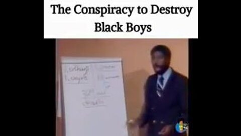 The Conspiracy to destroy black boys (repost)