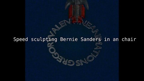 Speed Sculpting Bernie Sanders with Mittens on a Chair(6) Gregory Valentine Animations