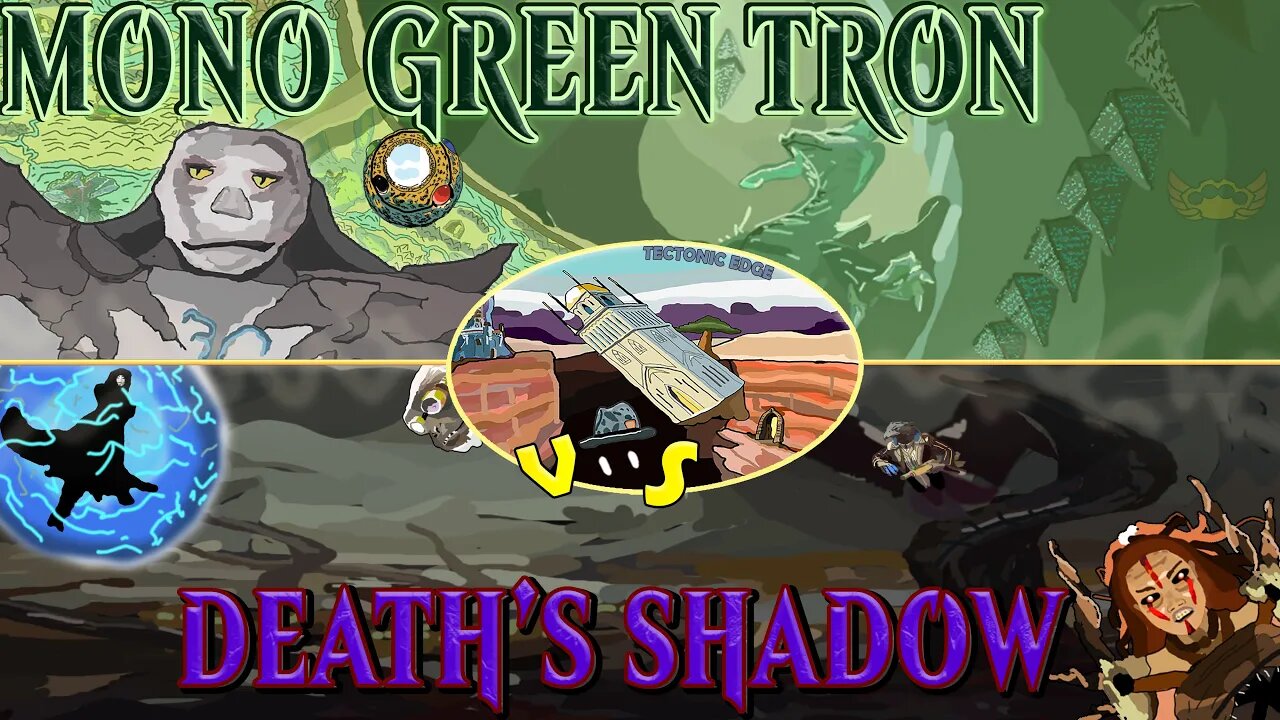 Mono Green Tron VS Grixis Death's Shadow|Also Running Ledger Shredder|Magic The Gathering Online Modern League Match