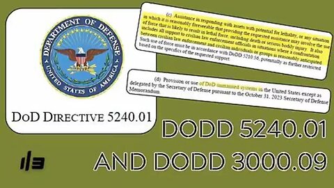 MILITARY LETHAL FORCE DOD 5204.01 + 3000.09_ WHAT = REALLY GOING ON 1-3 MILITARY LETHAL FORCE DOD