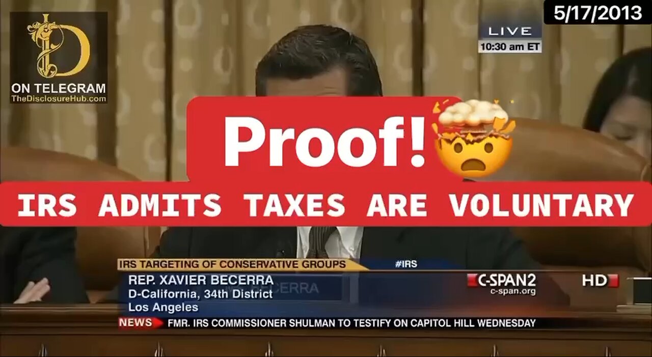 Like we’ve saying all along taxes are voluntary, NOT required!