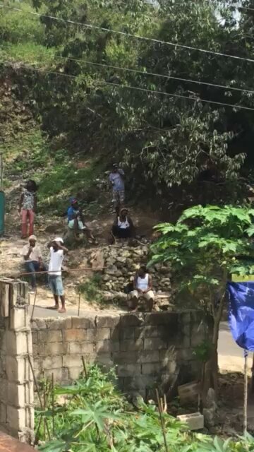 The people is chilling in the islands hallelujah