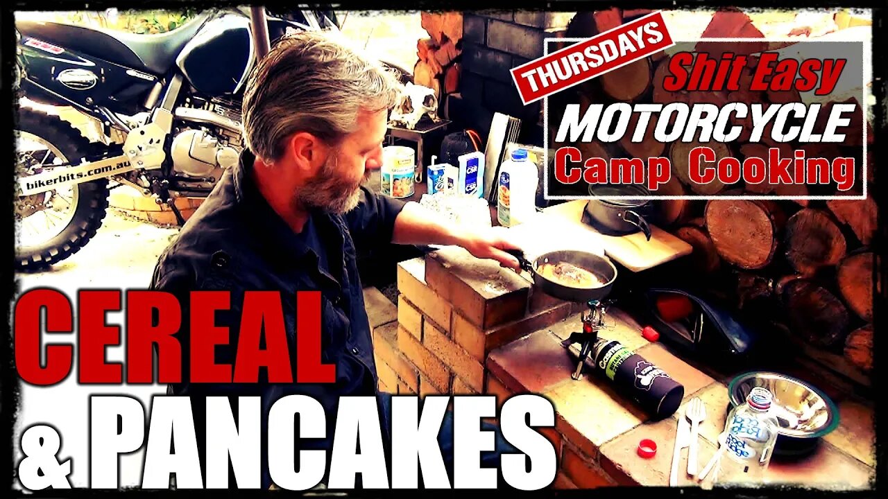 Motorcycle Camp Cooking - Pancakes - MCC Ep.4