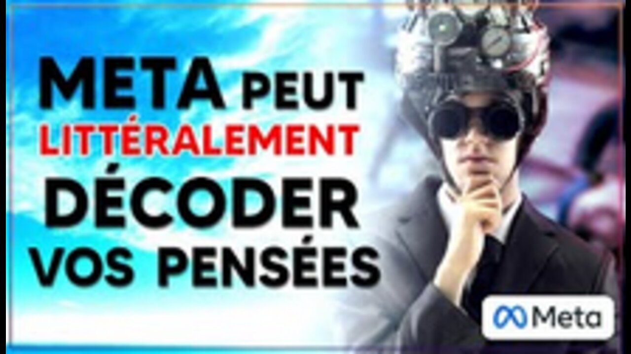 Meta (Facebook) peut lire dans vos pensées grâce à l'intelligence artificielle