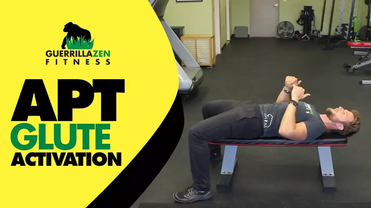 Anterior Pelvic Tilt Correction | End Range Supine Glute Activation