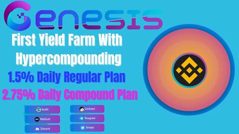 BNB Genesis Farm | Earn Up To 2.75% Daily | MUST WATCH 👀