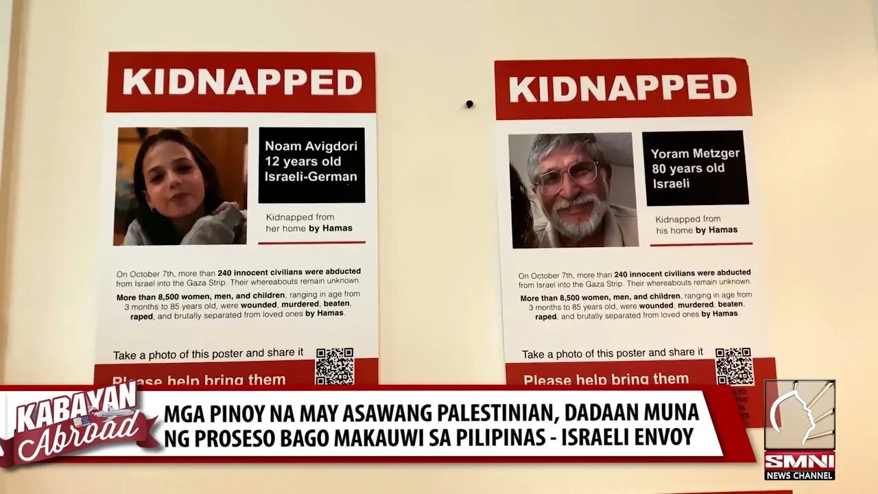 Mga Pinoy na may asawang Palestinian, dadaan muna ng proseso - Israeli envoy
