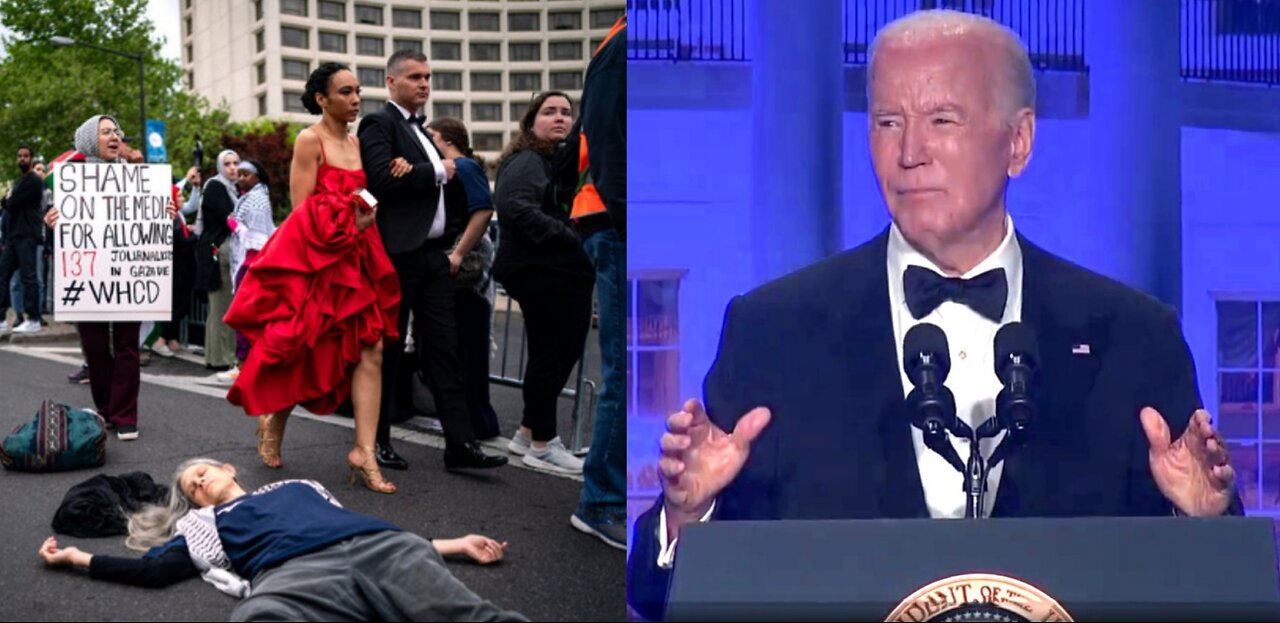 Biden & White House Correspondent Dinner Event Ignores Protesters & Danger To Journalists Increases