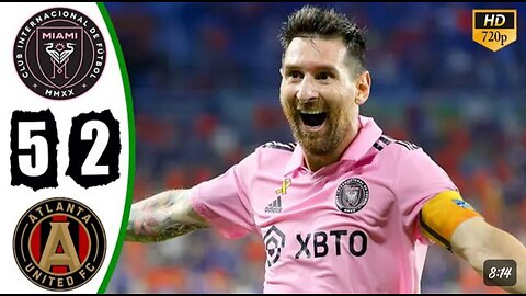 Messi Hattrick On Fire 🔥 Inter Miami vs Atlanta United 5-2 Highlights & All Goals 2023 HD