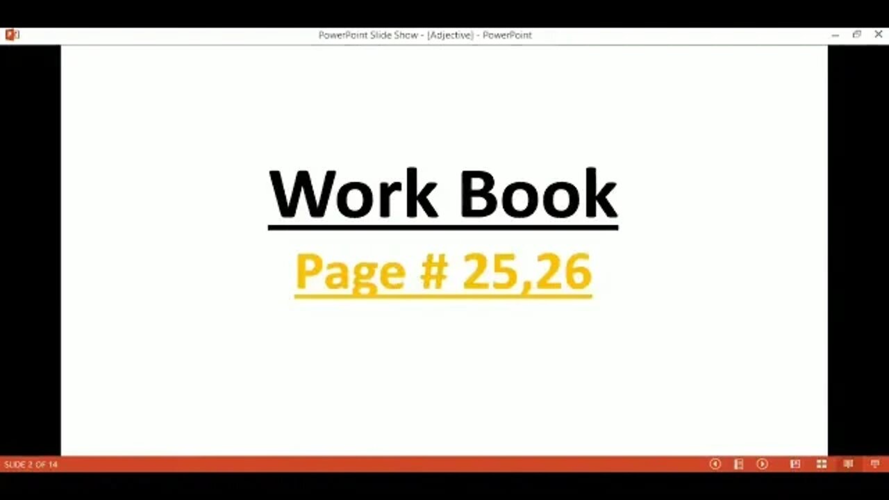 ENGLISH B CLASS 3 UNIT 5 ADJECTIVES