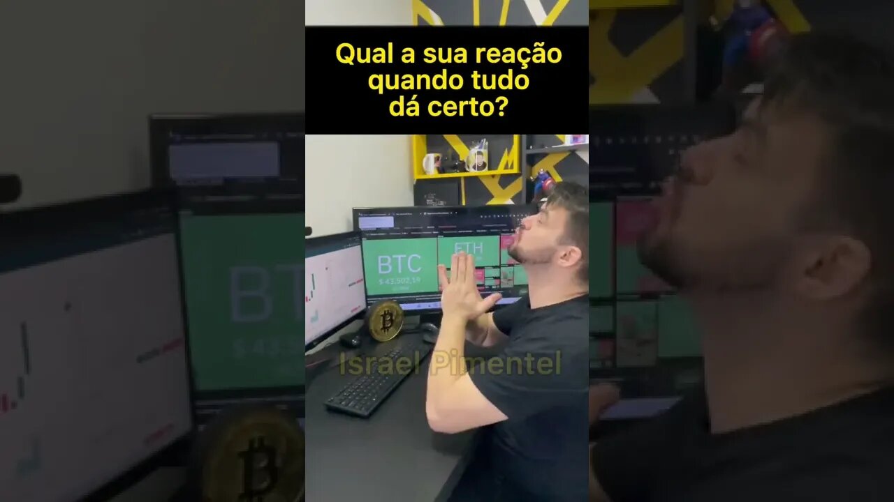 Qual sua reação qnd td da certo? #nft #defi #metaverso #criptomoedasbrasil #luvadepedreiro