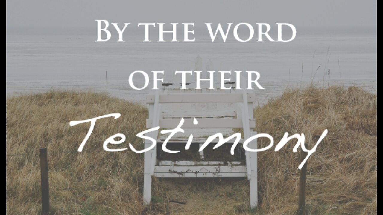 "A Word Of My Testimony"....with brother Dan