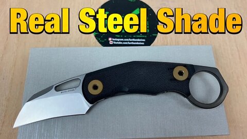 Real Steel Shade /includes disassembly/ Poltergeist design folding Karambit knife