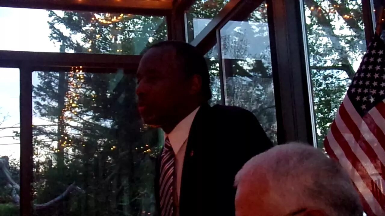 Ben carson talks about visiting Cornell 5-10-15 Hollis