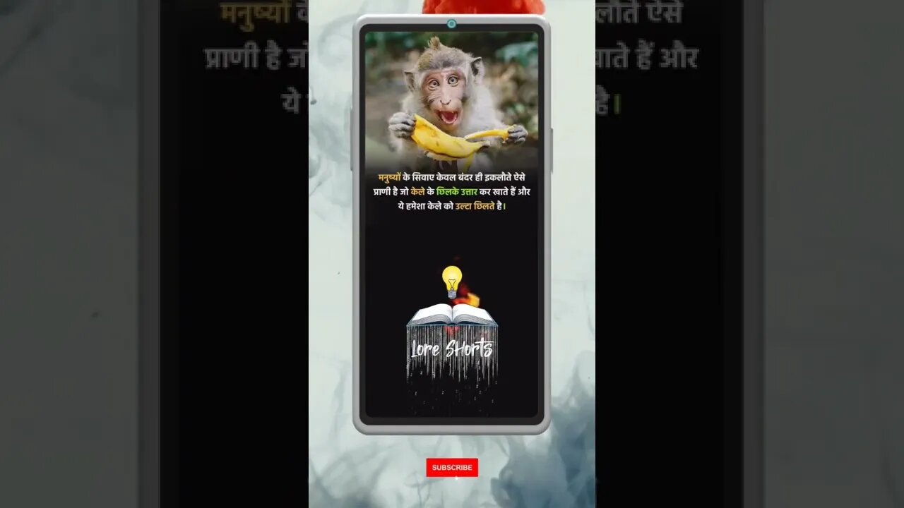 Intresting Fact about monkey #shorts #ytshorts #ias #ips #upsc #gkinhindi #gkquiz #gktoday