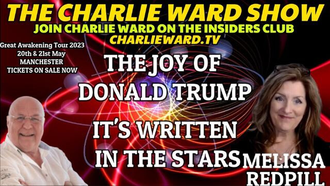 THE JOY OF DONALD TRUMP WITH MELISSA REDPILL & CHARLIE WARD - TRUMP NEWS