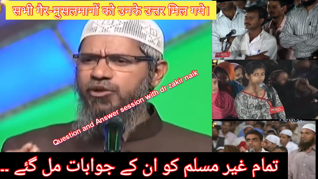 Question and answer session with dr zakir naik | Romu voice