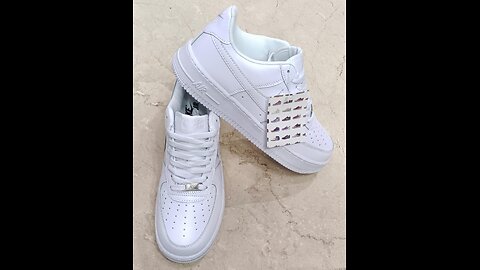 NIKE AIR FORCE 1 TRIPLE WHITE - AIR FORCE 1 - ELMSTREET.PK #nikeairforce #af1 #af1white