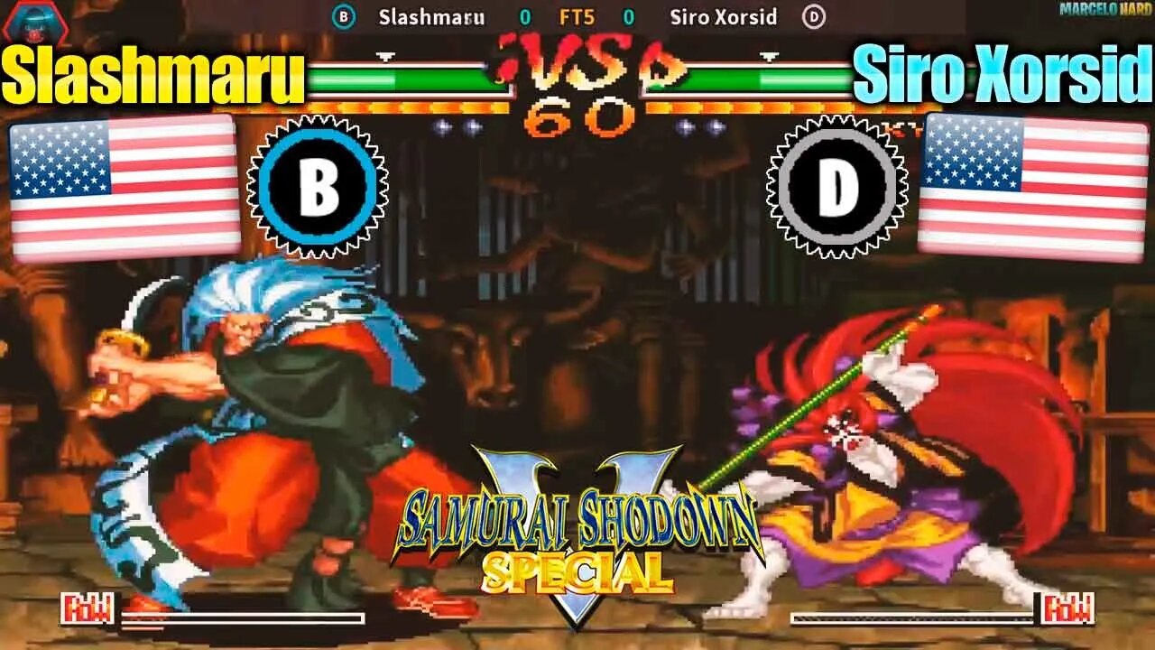 Samurai Shodown V Special (Slashmaru Vs. Siro Xorsid) [U.S.A. Vs. U.S.A.]