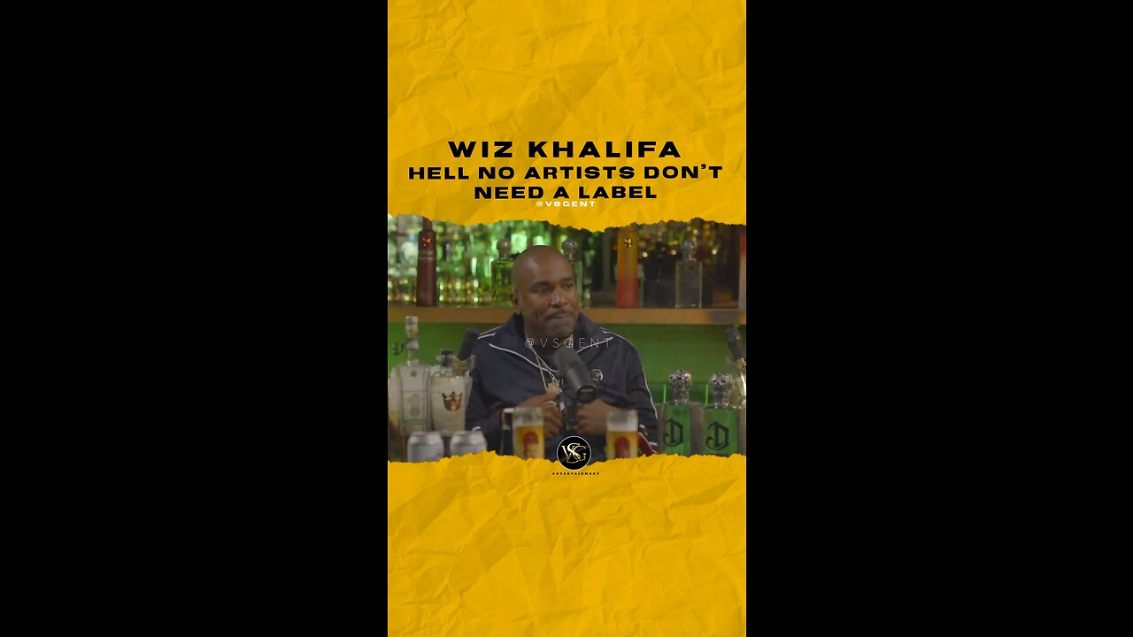 #wizkhalifa Hell no artists don’t need a label. 🎥 @Drinkchamps