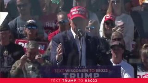 Trump Rally in Wisconsin: President Trump in Mosinee, WI