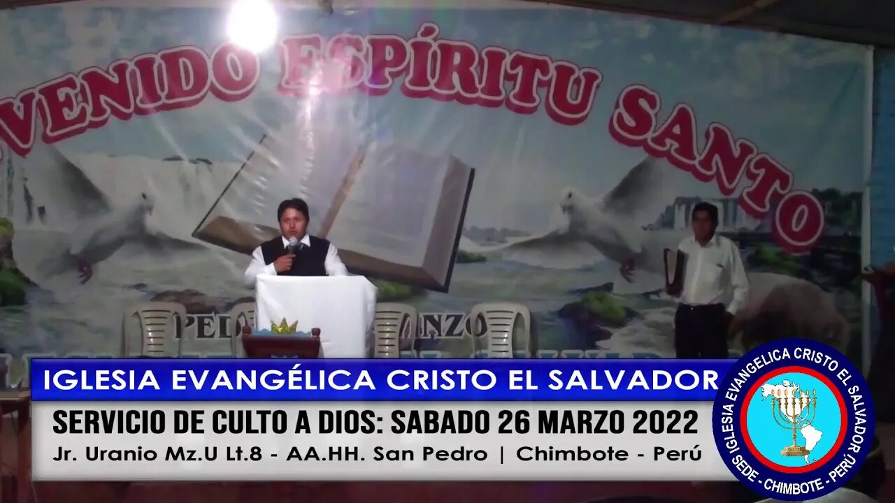 FILIAL VINZOS: CULTO CONGREGACIONAL - SÁBADO 26 MARZO 2022