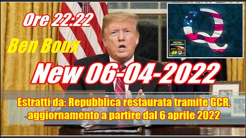 Estratti da Repubblica restaurata tramite GCR, aggiornamento a partire dal 6 aprile 2022