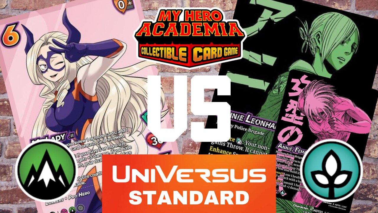 Mt Lady 2 (Earth) vs. Annie, Female Titan (Life) / Universus Gameplay Standard