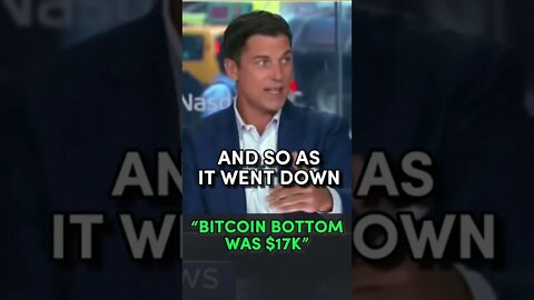 Bitcoin BOTTOM was $17K — #bitcoin #shorts