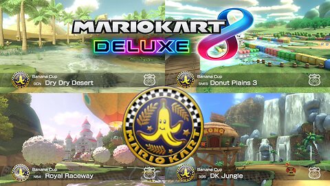 Mario Kart 8 Deluxe 150cc Banana Cup 150cc Playthrough (Nintendo Switch)