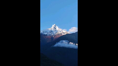 Snow Mountain With Meditation Music