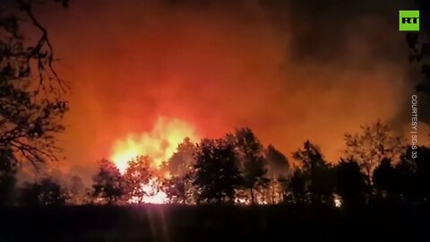 New wildfires engulf southwest France.