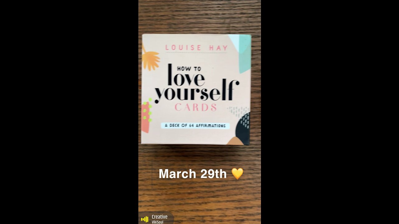 March 29th oracle card: creative soul