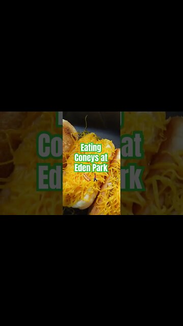 Eating Skyline Coneys at Eden Park🌭🚶🏽‍♂️ #Get2Steppin w/S2