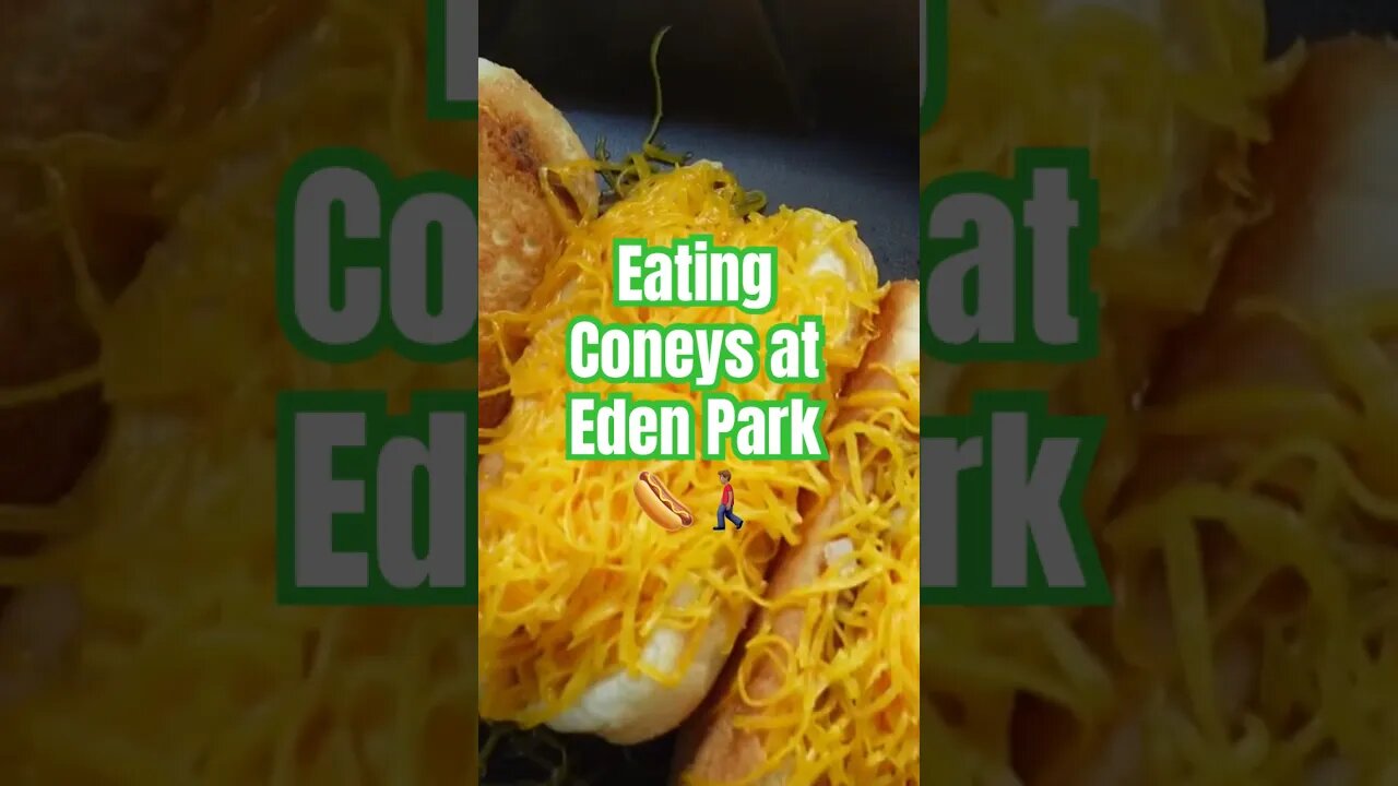 Eating Skyline Coneys at Eden Park🌭🚶🏽♂️ #Get2Steppin w/S2