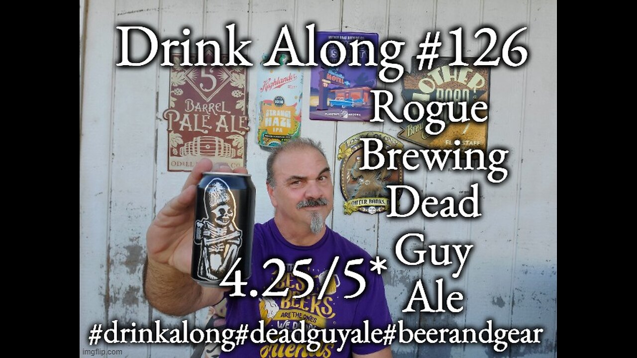 Drink Along w #beerandgear 126: Rogue Brewing Dead Guy Ale 4.25/5*