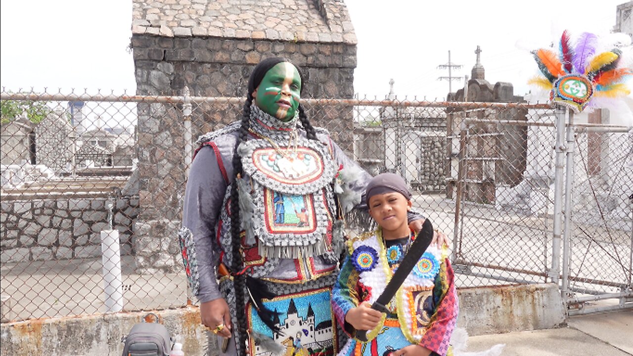 Flag Boy Giz: The Art and Labor Behind a Spectacular Mardi Gras Indian Suit