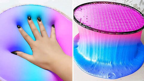 ⓐⓢⓜⓡ SLIME COLORING - Most Satisfying Slime ASMR Video A07