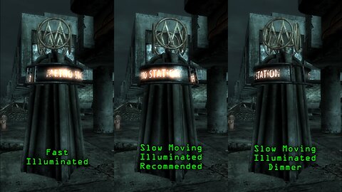 Fallout 3 Mods - Animated And Illuminated Metro Signs by Ashens2014