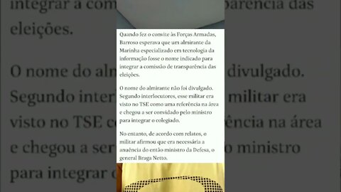 eleições, forças armadas, TSE, STF