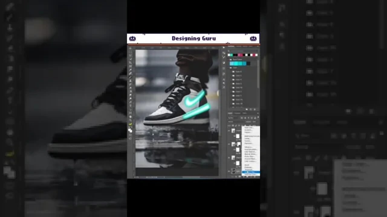 Glow object in #Adobe #Photoshop